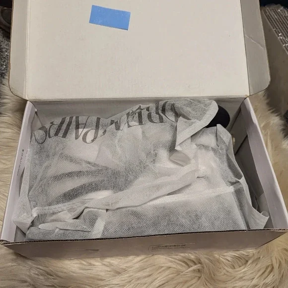 DREAM PAIRS  Weltz ankle strap rhinestone low wedge sandal size 8.5 - Picture 5 of 7